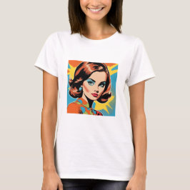jaren '60 vrouw t-shirt