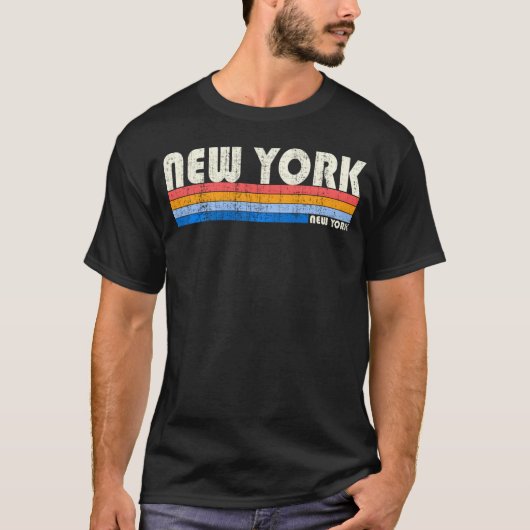 jaren '70 '80 New York NY T-shirt (Voorkant)