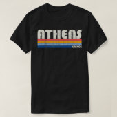  jaren 70 80 Stijl Athens Griekenland T-shirt (Design voorkant)