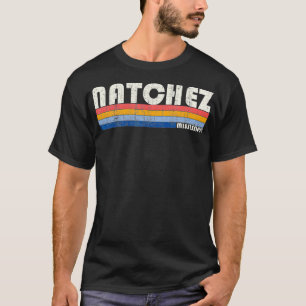 jaren 70 80 Stijl Natchez MS T-shirt