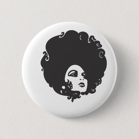 jaren '70 Chick Ronde Button 5,7 Cm (Voorkant)