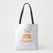 jaren '70 Forever Retro Tote Bag (Voorkant)