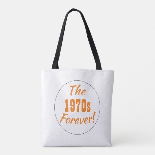 jaren '70 Forever Retro Tote Bag (Achterkant)