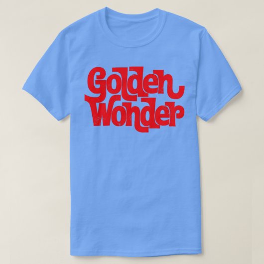 jaren 70 Golden Wonder T-shirt (Design voorkant)