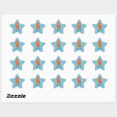 jaren 70 Groovy hotdog grappig Ster Sticker (Vel)