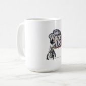 jaren 70 koffiemok (Voorkant links)
