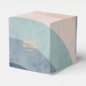  jaren 70 Rainbow Wedding Bedankdoosjes (Achterkant)