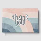 jaren 70 Rainbow Wedding Gastenboek (Voorkant)