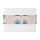  jaren 70 Rainbow Wedding Uitnodigingen Wikkel (Achterkant Voorbeeld)