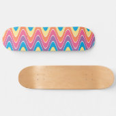 jaren '70 Regenboog Persoonlijk Skateboard (Horizontaal)