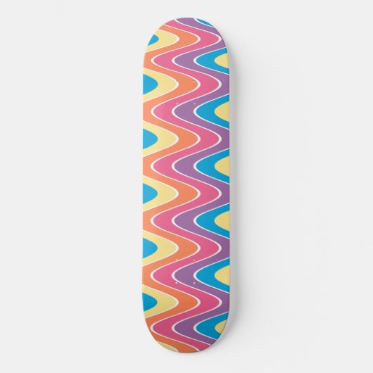 jaren '70 Regenboog Persoonlijk Skateboard (Voorkant)