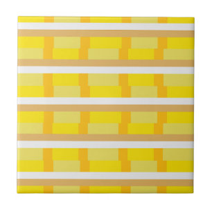 jaren '70 Retro Abstracte jaren '70 Tegeltje