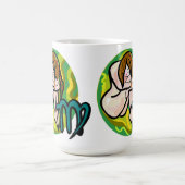 jaren '70 stijl Maagd met Symbool Koffiemok (Center)