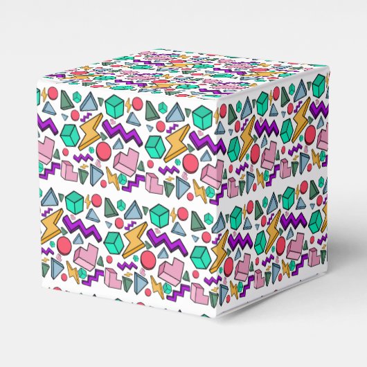 jaren '80 esthetische retro bedankdoosjes (Voorkant Zijde)