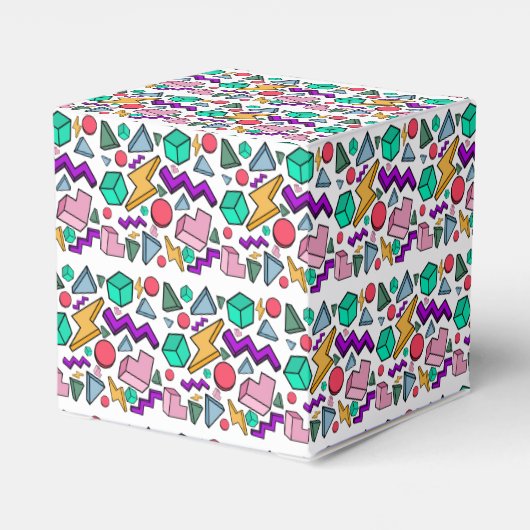 jaren '80 esthetische retro bedankdoosjes (Achterkant)