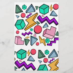 jaren '80 esthetische  retro briefpapier