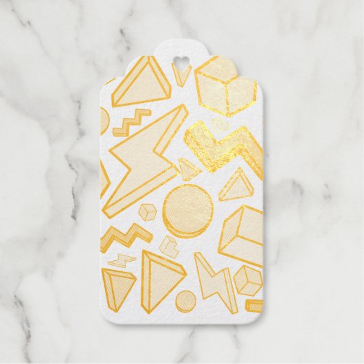 jaren '80 esthetische  retro cadeaulabels (Voorkant)