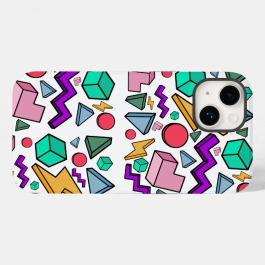 jaren '80 esthetische  retro Case-Mate iPhone case (Achterkant (horizontaal))