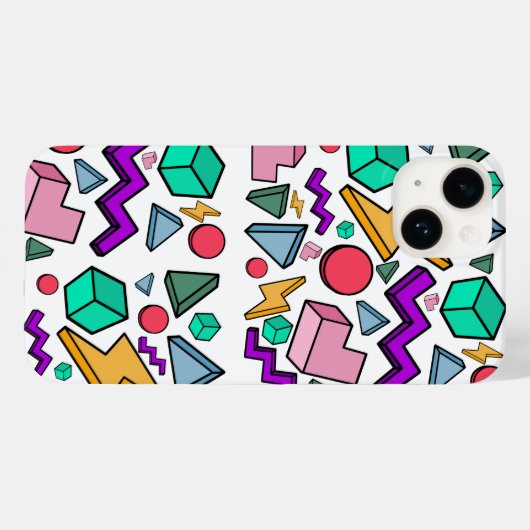 jaren '80 esthetische  retro Case-Mate iPhone case (Achterkant (horizontaal))