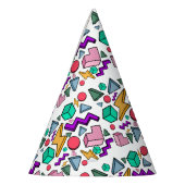 jaren '80 esthetische  retro feesthoedjes (Links)