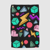 jaren '80 esthetische  retro golfhanddoek (Voorkant)