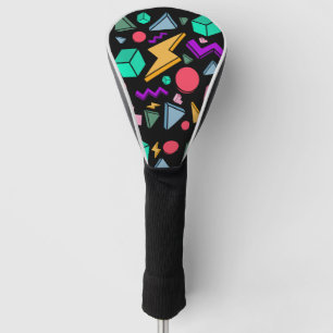 jaren '80 esthetische retro golfheadcover