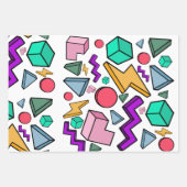 jaren '80 esthetische retro inpakpapier vel (Voorkant)