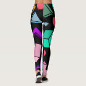 jaren '80 esthetische retro leggings (Achterkant)