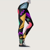 jaren '80 esthetische retro leggings (Rechts)