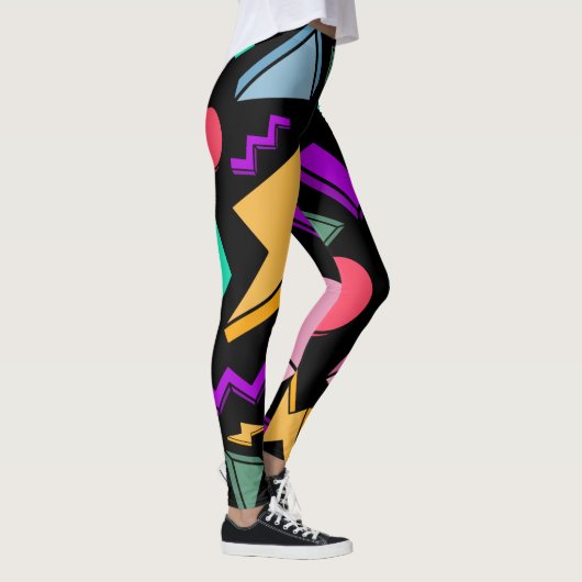 jaren '80 esthetische  retro leggings (Rechts)