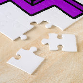 jaren '80 esthetische  retro legpuzzel (Zijkant)