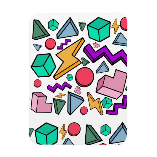 jaren '80 esthetische  retro magneet (Verticaal)