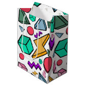 jaren '80 esthetische retro medium cadeauzakje (Voorkant Gekanteld)