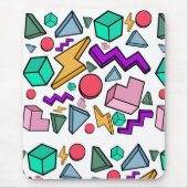 jaren '80 esthetische  retro muismat (Voorkant)