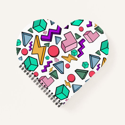 jaren '80 esthetische  retro notitieboek (Voorkant)