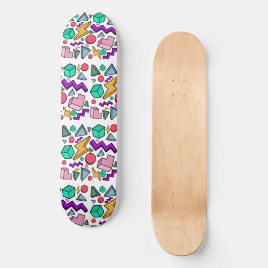 jaren '80 esthetische  retro persoonlijk skateboard (Voorkant)