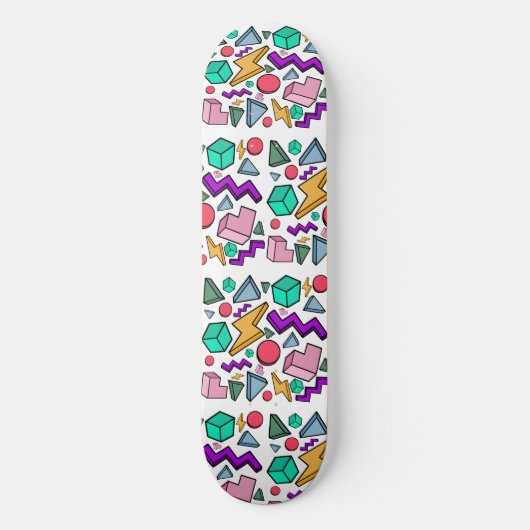 jaren '80 esthetische  retro persoonlijk skateboard (Voorkant)