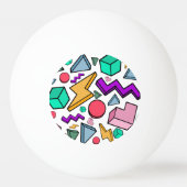jaren '80 esthetische retro pingpongbal (Achterkant)
