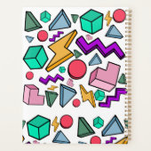 jaren '80 esthetische retro planner (Achterkant)