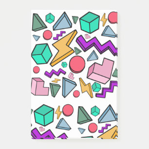 jaren '80 esthetische  retro post-it® notes