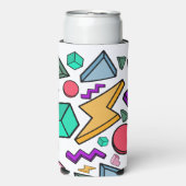 jaren '80 esthetische  retro seltzer blikjeskoeler (Seltzer Voorkant)