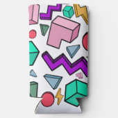 jaren '80 esthetische  retro seltzer blikjeskoeler (Achterkant)