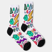 jaren '80 esthetische  retro sokken (Rechts)