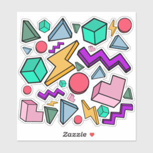 jaren '80 esthetische  retro sticker