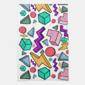 jaren '80 esthetische  retro theedoek (Verticaal)