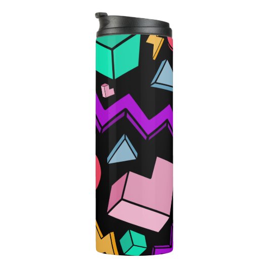 jaren '80 esthetische  retro thermosbeker (Geroteerd rechts)