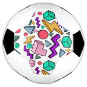 jaren '80 esthetische  retro voetbal (Gedraaid)