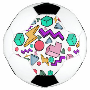 jaren '80 esthetische retro voetbal