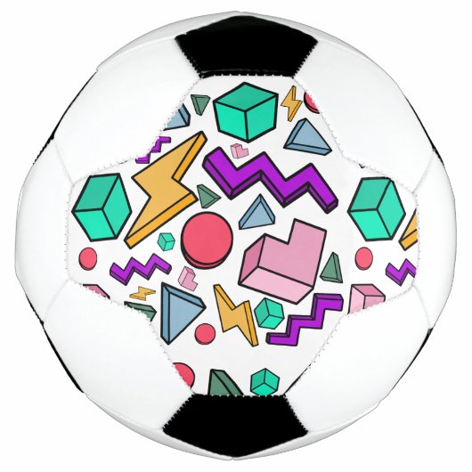 jaren '80 esthetische  retro voetbal (Voorkant)