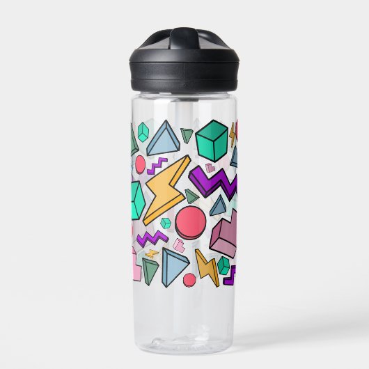 jaren '80 esthetische retro waterfles (Voorkant)